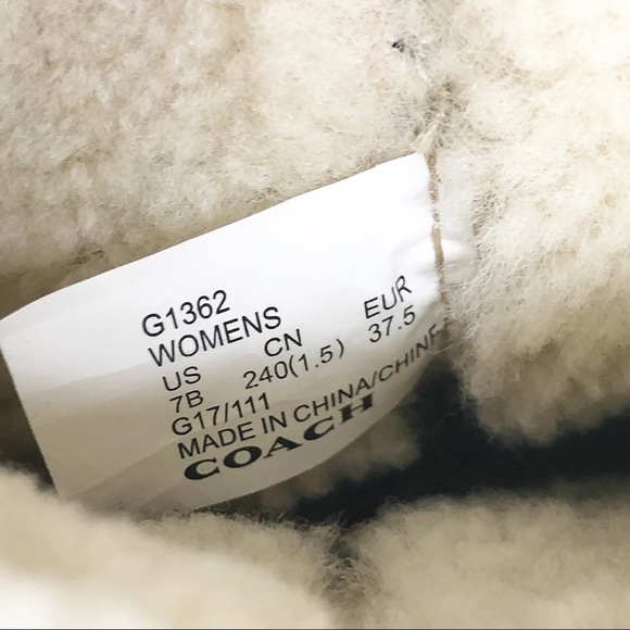 Coach gold metallic leather fringed boots - Picture 11 of 16